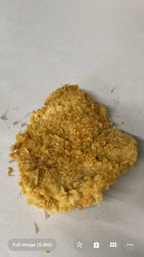 Crumbed Chicken Patty